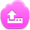 Free Pink Cloud Upload Image
