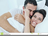 Couples In Bed Clipart Image
