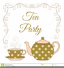Clipart Tea Party Invitation Image