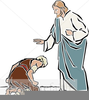 Jesus Healing The Blind Clipart Image