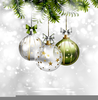Christmas Border Decorations Clipart Image