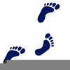 Baby Foot Prints Clipart Image