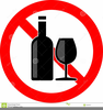 Anti Alcohol Clipart Image