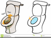 Free Toilet Cartoon Clipart Image