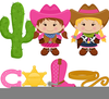 Free Cowboy And Cowgirl Clipart Image
