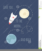 I Love You To The Moon And Back Clipart Image