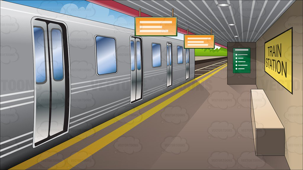 Train Platform Clipart | Free Images at Clker.com - vector clip art