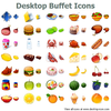 Desktop Buffet Icons Image