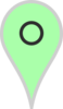 Google Map Pointer Green Clip Art