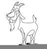 Boer Goat Clipart Image