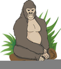 Free Gorilla Clipart Animated Image