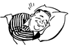 Trouble Sleeping Clipart Image