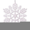 Black And White Clipart Snow Flakes Image