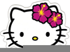 Hawaiian Hello Kitty Clipart Image