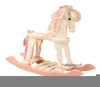 Pink Rocking Horse Clipart Image