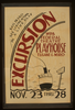  Excursion  Wpa Federal Theatre Playhouse, Tulane & Miro Sail In And See Living Actors In A Live Play. Image