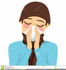 Nose Blowing Clipart Image
