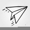 Paper Airplane Clipart Free Image