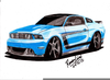 Cars Drawings Mustang Image