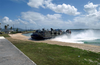 A Landing Craft, Air Cushioned (lcac) Deployed Aboard The Amphibious Assault Ship Uss Essex (lhd 2). Image