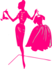 Pink Dress  Clip Art