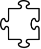 Jigsaw White Puzzel Piece Clip Art