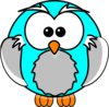 Blue Owl Clip Art