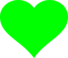 Green Heart Clip Art