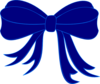 Blue Bow Ribbon Clip Art