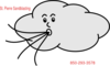 Cloud Blowing Wind Clip Art