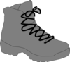 Grey Boot Clip Art