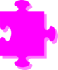 Pink Puzzle Clip Art