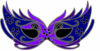 Masquerademask Purple&blue Clip Art