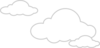 Solid White Cloud Clip Art