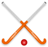 Hockey Stick & Ball Clip Art