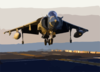 An Av-8b Ii Harrier Lands On The Flight Deck Clip Art