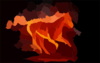 Horse On Fire Clip Art