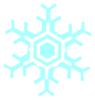 Inverted Snowflake Clip Art