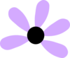 Lilac Flower Five Missing Clip Art