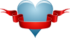 Heart Ribbon Clip Art