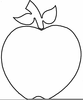 Clipart Apple Outline Image