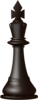 Black King Chess Piece Clip Art