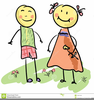 Free Cartoon Couples Clipart Image