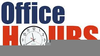 Office Hours Clipart Image