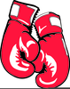 Boxer And Boxing Gloves Clipart Image
