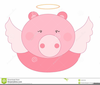 Pig With Wings Clipart Image