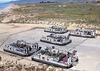 Landing Craft Air Cushion (lcac) Vehicles From Assault Craft Unit Five (acu-5) Stand By To Transport Their Cargo Of Light Armored Vehicles (lav Image