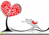 Free Valentines Day Hearts Clipart Image