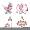Baby Shoes Clipart Image