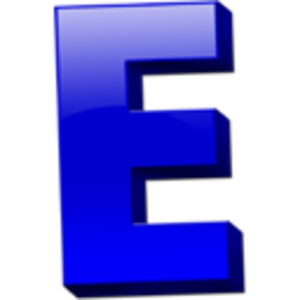 Letter E Icon | Free Images at Clker.com - vector clip art online